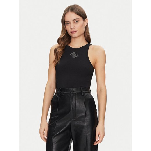 Guess Top W5GP57 KCV52 Czarny Regular Fit ze sklepu MODIVO w kategorii Bluzki damskie - zdjęcie 184581980