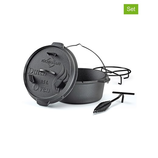 Küchenprofi 5-częściowy zestaw &quot;BBQ&quot; w kolorze czarnym - 3,5 l ze sklepu Limango Polska w kategorii Pozostałe wyposażenie ogrodowe - zdjęcie 184583470