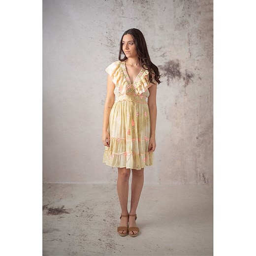 Lula Natura Sukienka w kolorze żółtym ze sklepu Limango Polska w kategorii Sukienki - zdjęcie 184583652