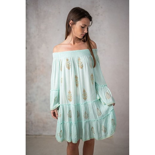 Lula Natura Sukienka w kolorze błękitnym Lula Natura onesize Limango Polska wyprzedaż