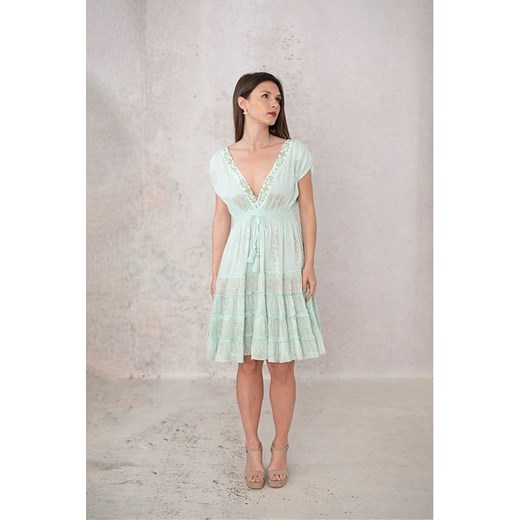 Lula Natura Sukienka w kolorze zielonym ze sklepu Limango Polska w kategorii Sukienki - zdjęcie 184583683