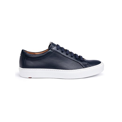 LLOYD Skórzane sneakersy &quot;Abel&quot; w kolorze granatowym ze sklepu Limango Polska w kategorii Buty sportowe męskie - zdjęcie 184583921