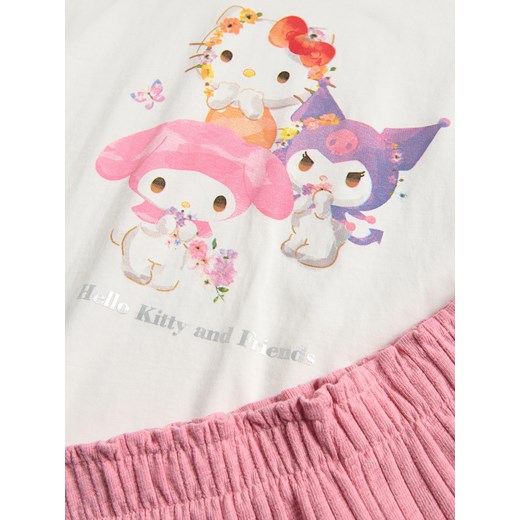 Reserved - Piżama Hello Kitty and Friends - złamana biel Reserved 98/104 (2-4 lata) Reserved