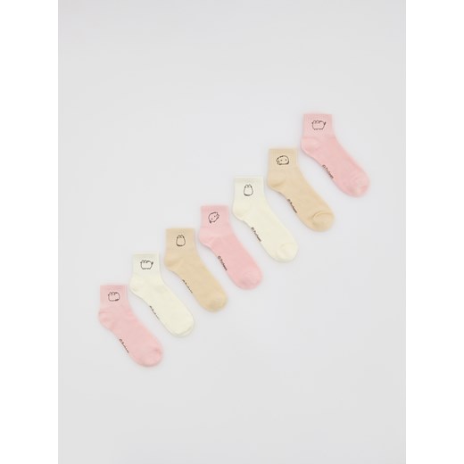 Reserved - Skarpetki Pusheen 7 pack - wielobarwny ze sklepu Reserved w kategorii Skarpetki dziecięce - zdjęcie 184584332