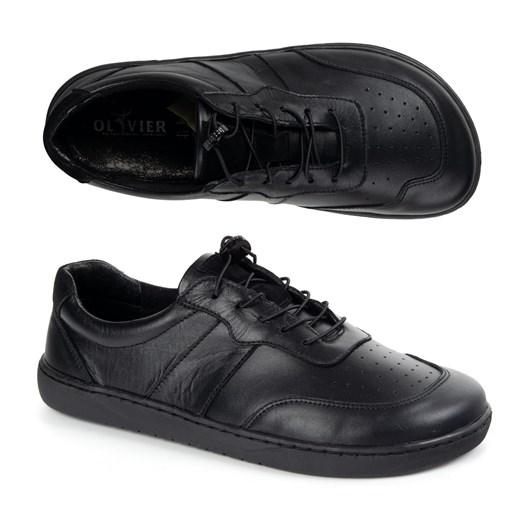 BUTY DAMSKIE BAREFOOT SKÓRA MINIMALISTYCZNE SZEROKIE ARIA czarne 103MP ze sklepu butyolivier w kategorii Buty sportowe damskie - zdjęcie 184584570