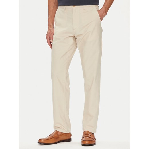 U.S. Polo Assn. Chinosy MUP3610 Beżowy Slim Fit ze sklepu MODIVO w kategorii Spodnie męskie - zdjęcie 184584864