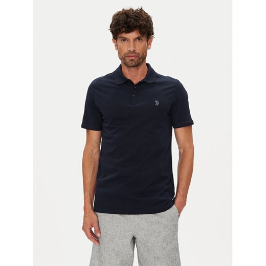 U.S. Polo Assn. Polo MUP3780 Granatowy Regular Fit ze sklepu MODIVO w kategorii T-shirty męskie - zdjęcie 184584883