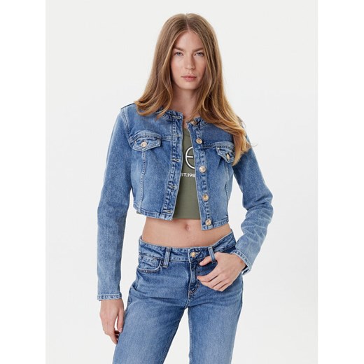 Guess Kurtka jeansowa W5YN53 D5QP2 Niebieski Regular Fit ze sklepu MODIVO w kategorii Kurtki damskie - zdjęcie 184584890