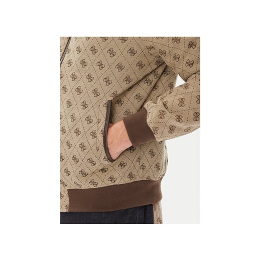 Guess Kurtka bomber M5YL04 WGUE0 Brązowy Regular Fit Guess S MODIVO