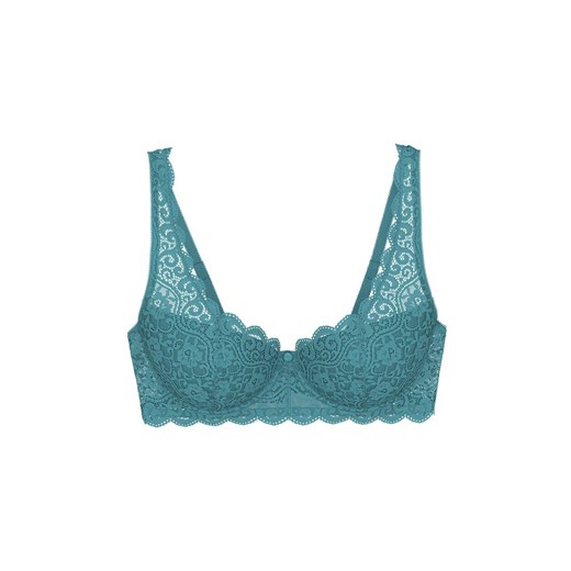 Triumph biustonosz miękki soft Amourette 10209584-1597, Kolor turkusowy, Rozmiar 90B, Triumph ze sklepu Intymna w kategorii Biustonosze - zdjęcie 184586723