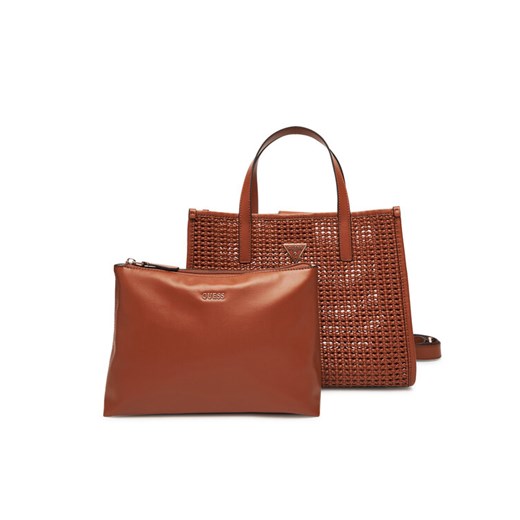 Torebka Guess Brigitta HWWZ72 06230 Brązowy ze sklepu eobuwie.pl w kategorii Torby Shopper bag - zdjęcie 184587081