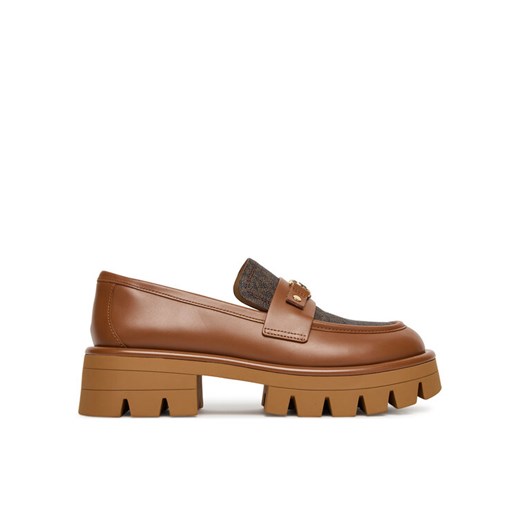 Loafersy MICHAEL Michael Kors Mandy 40T5MAFP2L Brązowy ze sklepu eobuwie.pl w kategorii Lordsy damskie - zdjęcie 184587191