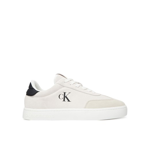 Sneakersy Calvin Klein Jeans Classic Cupsole Mg Su YM0YM01300 Biały ze sklepu eobuwie.pl w kategorii Buty sportowe damskie - zdjęcie 184587224