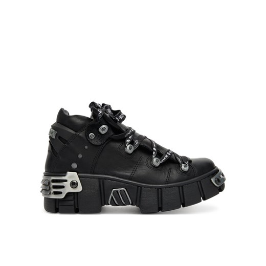 Sneakersy NEW ROCK M-WALL106NSHLACE-C2 Czarny ze sklepu eobuwie.pl w kategorii Buty sportowe damskie - zdjęcie 184587272