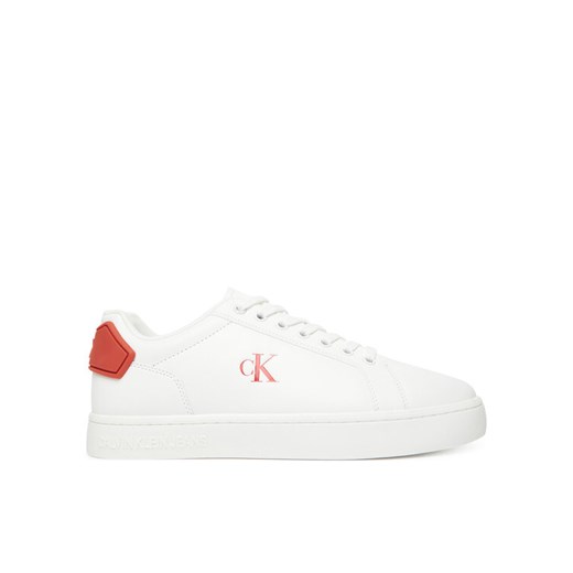 Sneakersy Calvin Klein Jeans Classic Cupsole Ru Patch Lth YM0YM01297 Biały ze sklepu eobuwie.pl w kategorii Buty sportowe męskie - zdjęcie 184587273