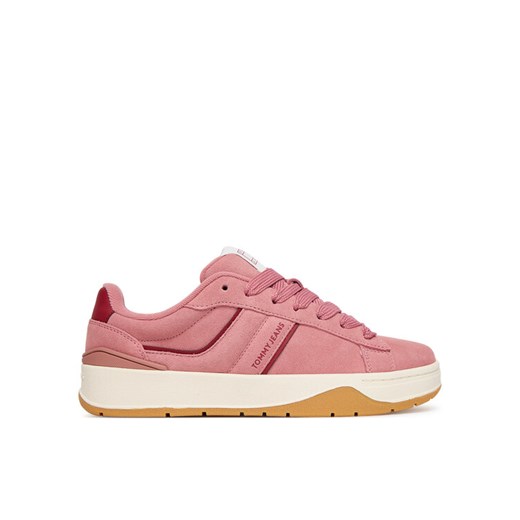 Sneakersy Tommy Jeans Tjw Skate EN0EN02808 Różowy ze sklepu eobuwie.pl w kategorii Buty sportowe damskie - zdjęcie 184587304