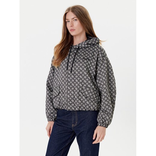 Guess Kurtka przejściowa V5YL02 WH492 Czarny Regular Fit ze sklepu MODIVO w kategorii Kurtki damskie - zdjęcie 184588451