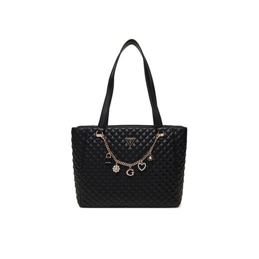 Guess Torebka Everlee HWEG86 79250 Czarny ze sklepu MODIVO w kategorii Torby Shopper bag - zdjęcie 184588504