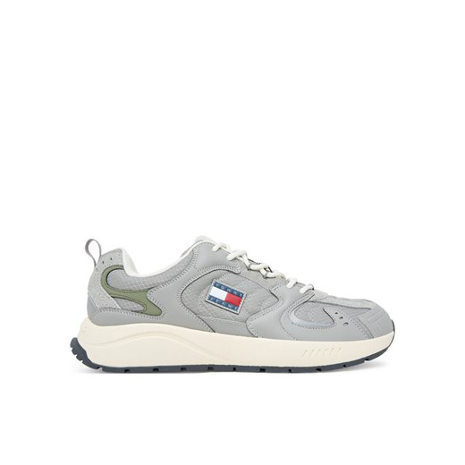 Tommy Jeans Sneakersy Tjm Runner EM0EM01581 Szary ze sklepu MODIVO w kategorii Buty sportowe męskie - zdjęcie 184588610