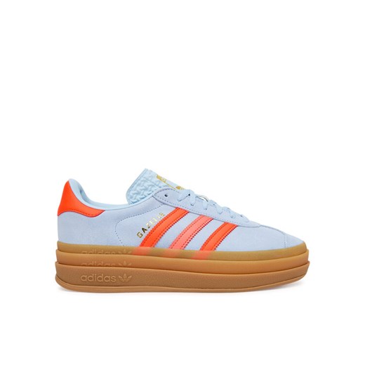 Sneakersy adidas Gazelle Bold JR5950 Błękitny ze sklepu eobuwie.pl w kategorii Buty sportowe damskie - zdjęcie 184590584