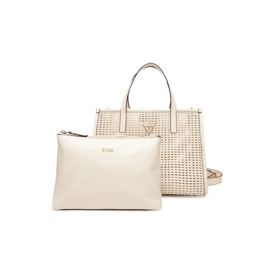 Torebka Guess Brigitta HWWZ72 06230 Écru ze sklepu eobuwie.pl w kategorii Torby Shopper bag - zdjęcie 184590594