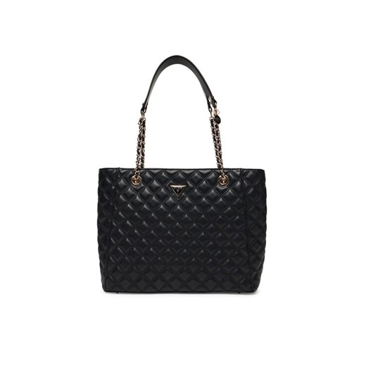 Torebka Guess Giully II HWQG96 73240 Czarny ze sklepu eobuwie.pl w kategorii Torby Shopper bag - zdjęcie 184590601