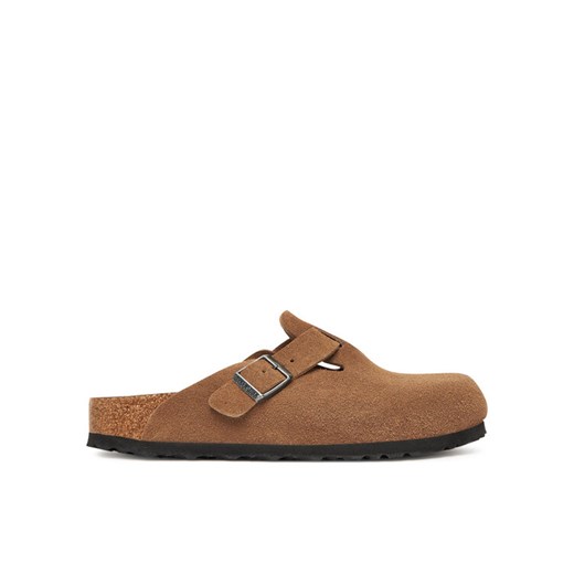Klapki Birkenstock Boston Sfb 1030861 Brązowy ze sklepu eobuwie.pl w kategorii Klapki damskie - zdjęcie 184590622