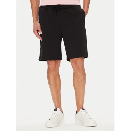 Gant Szorty sportowe 2825122T Czarny Regular Fit ze sklepu MODIVO w kategorii Spodenki męskie - zdjęcie 184591640