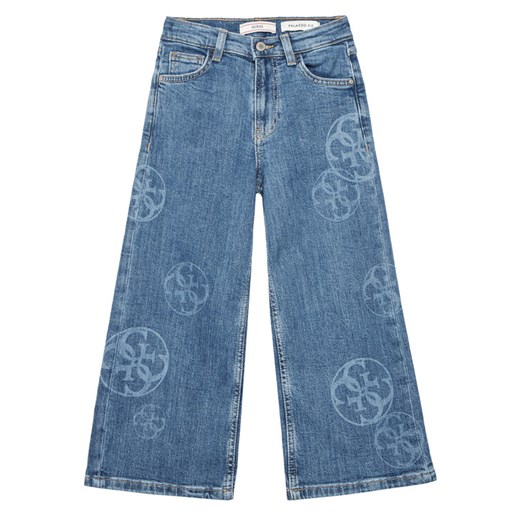Guess Jeansy J5YA11 D4MS0 Niebieski Palazzo Fit ze sklepu MODIVO w kategorii Spodnie chłopięce - zdjęcie 184591684