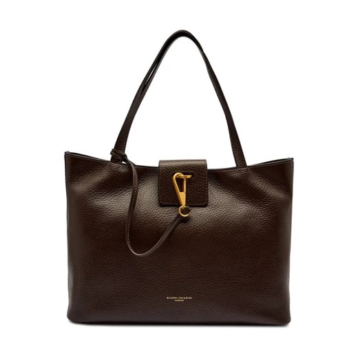 GIANNI CHIARINI Skórzana shopperka MARISOL ze sklepu Gomez Fashion Store w kategorii Torby Shopper bag - zdjęcie 184592123