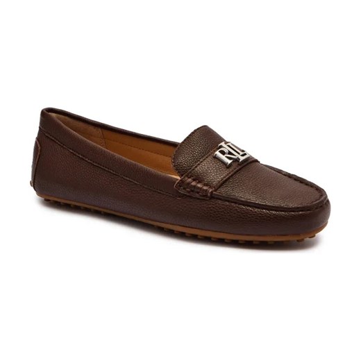 LAUREN RALPH LAUREN Skórzane mokasyny BARNSBURY ze sklepu Gomez Fashion Store w kategorii Mokasyny damskie - zdjęcie 184592140