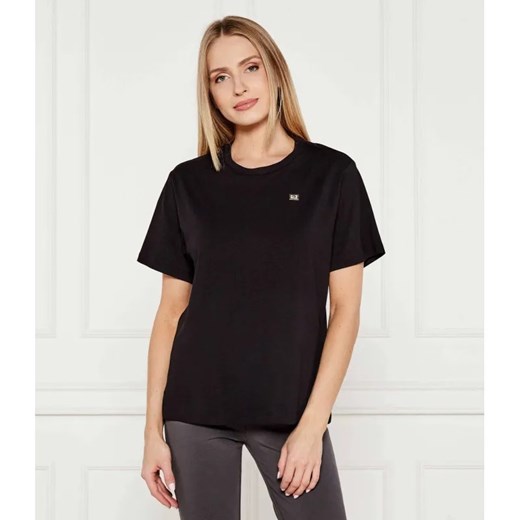 EA7 T-shirt | Regular Fit ze sklepu Gomez Fashion Store w kategorii Bluzki damskie - zdjęcie 184592170