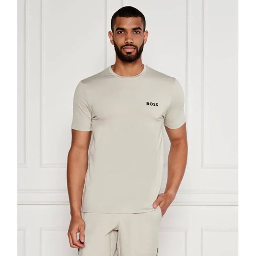BOSS GREEN T-shirt Check TOC | Slim Fit | stretch ze sklepu Gomez Fashion Store w kategorii T-shirty męskie - zdjęcie 184592173