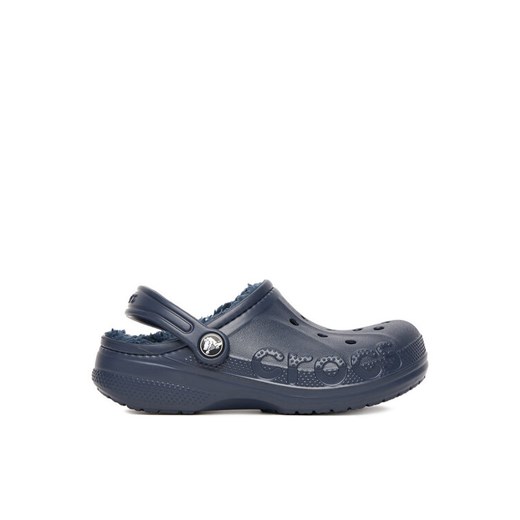 Klapki Crocs C-BAYA LINED CLOG K 207500-463 Granatowy ze sklepu eobuwie.pl w kategorii Klapki dziecięce - zdjęcie 184593100