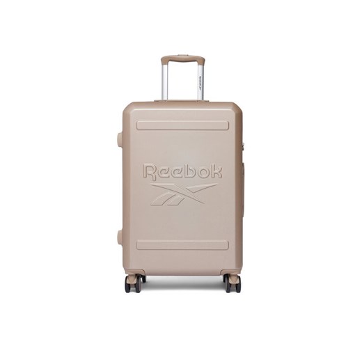 Walizka średnia Reebok RBK-WAL-023-CCC-M Beżowy ze sklepu eobuwie.pl w kategorii Walizki - zdjęcie 184593172