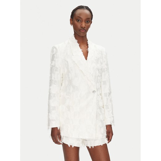 Bruuns Bazaar Marynarka Fuksa BBW4564 Biały Regular Fit ze sklepu MODIVO w kategorii Marynarki damskie - zdjęcie 184593824