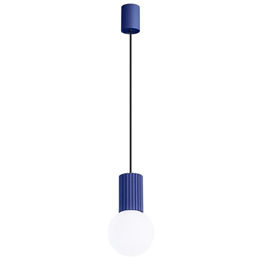 Nowoczesna niebieska lampa wisząca - K599-Buble ze sklepu Edinos.pl w kategorii Lampy wiszące - zdjęcie 184595123