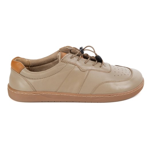 Olivier Buty Damskie Barefoot Skóra Minimalistyczne Szerokie Aria cappuccino beżowy ze sklepu ButyModne.pl w kategorii Mokasyny męskie - zdjęcie 184595353