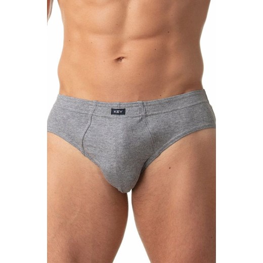 Key klasyczne slipy szare MPC 126 ME, Kolor szary, Rozmiar 3XL, Key ze sklepu Intymna w kategorii Majtki męskie - zdjęcie 184595672