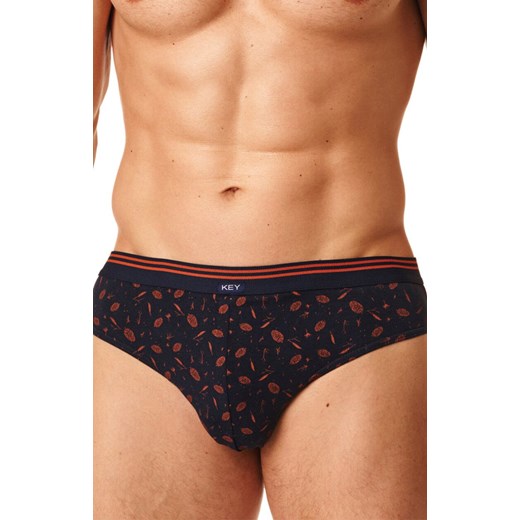 Key kolorowe slipy w żołędzie 2-Pack MPP 512 B22, Kolor czerwono-granatowy, Rozmiar L, Key ze sklepu Intymna w kategorii Majtki męskie - zdjęcie 184595673
