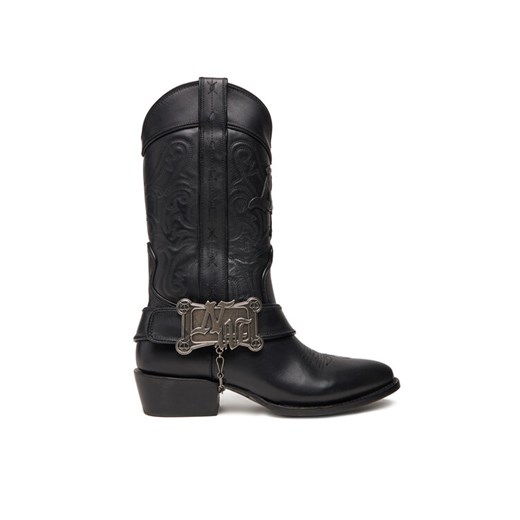 Kowbojki Naked Wolfe THE OUTLAW BOOT Czarny ze sklepu eobuwie.pl w kategorii Buty zimowe męskie - zdjęcie 184596264
