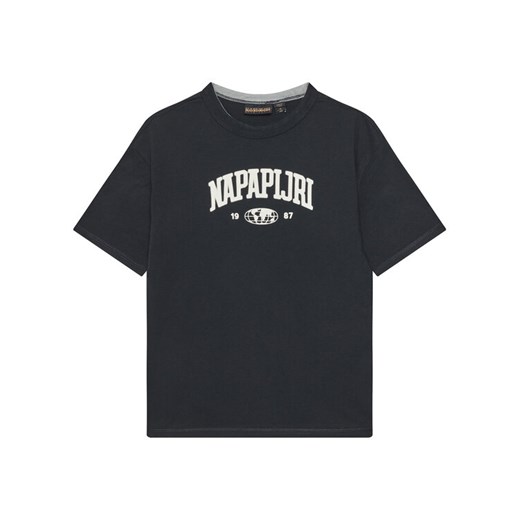 Napapijri T-Shirt S-Inot NP0A891F D Czarny Regular Fit ze sklepu MODIVO w kategorii T-shirty chłopięce - zdjęcie 184596422