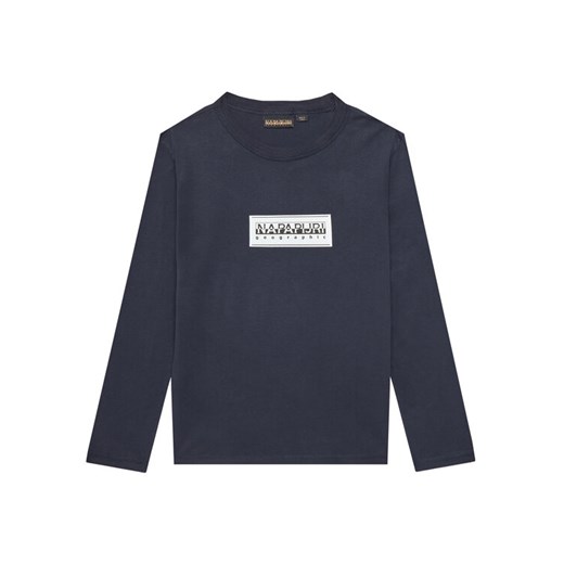 Napapijri Bluzka S-Chamois NP0A4HYK D Granatowy Regular Fit ze sklepu MODIVO w kategorii T-shirty chłopięce - zdjęcie 184596433