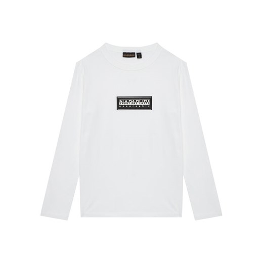 Napapijri Bluzka S-Chamois NP0A4HYK D Biały Regular Fit ze sklepu MODIVO w kategorii T-shirty chłopięce - zdjęcie 184596434