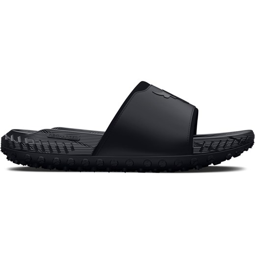 Męskie klapki Under Armour UA Project Rock 3 SL - czarne ze sklepu Sportstylestory.com w kategorii Klapki męskie - zdjęcie 184597021
