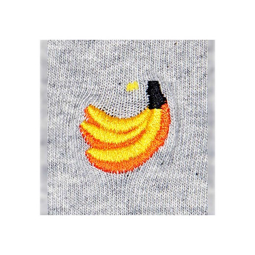 Happy Socks Skarpety "Banana" w kolorze szarym ze wzorem Happy Socks 24-26 Limango Polska okazyjna cena