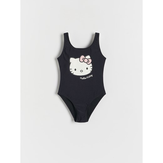 Reserved - Strój kąpielowy Hello Kitty - czarny ze sklepu Reserved w kategorii Stroje kąpielowe - zdjęcie 184597864