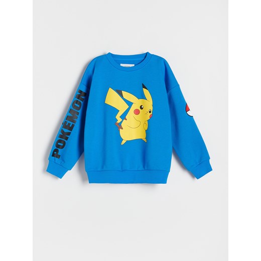 Reserved - Bluza Pokémon - niebieski ze sklepu Reserved w kategorii Bluzy chłopięce - zdjęcie 184598104