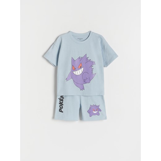 Reserved - Bawełniany komplet Pokémon - jasnoniebieski ze sklepu Reserved w kategorii Komplety chłopięce - zdjęcie 184599411