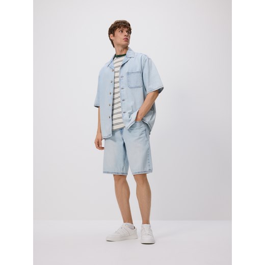 Reserved - Jeansowe szorty loose fit - niebieski Reserved 34 Reserved